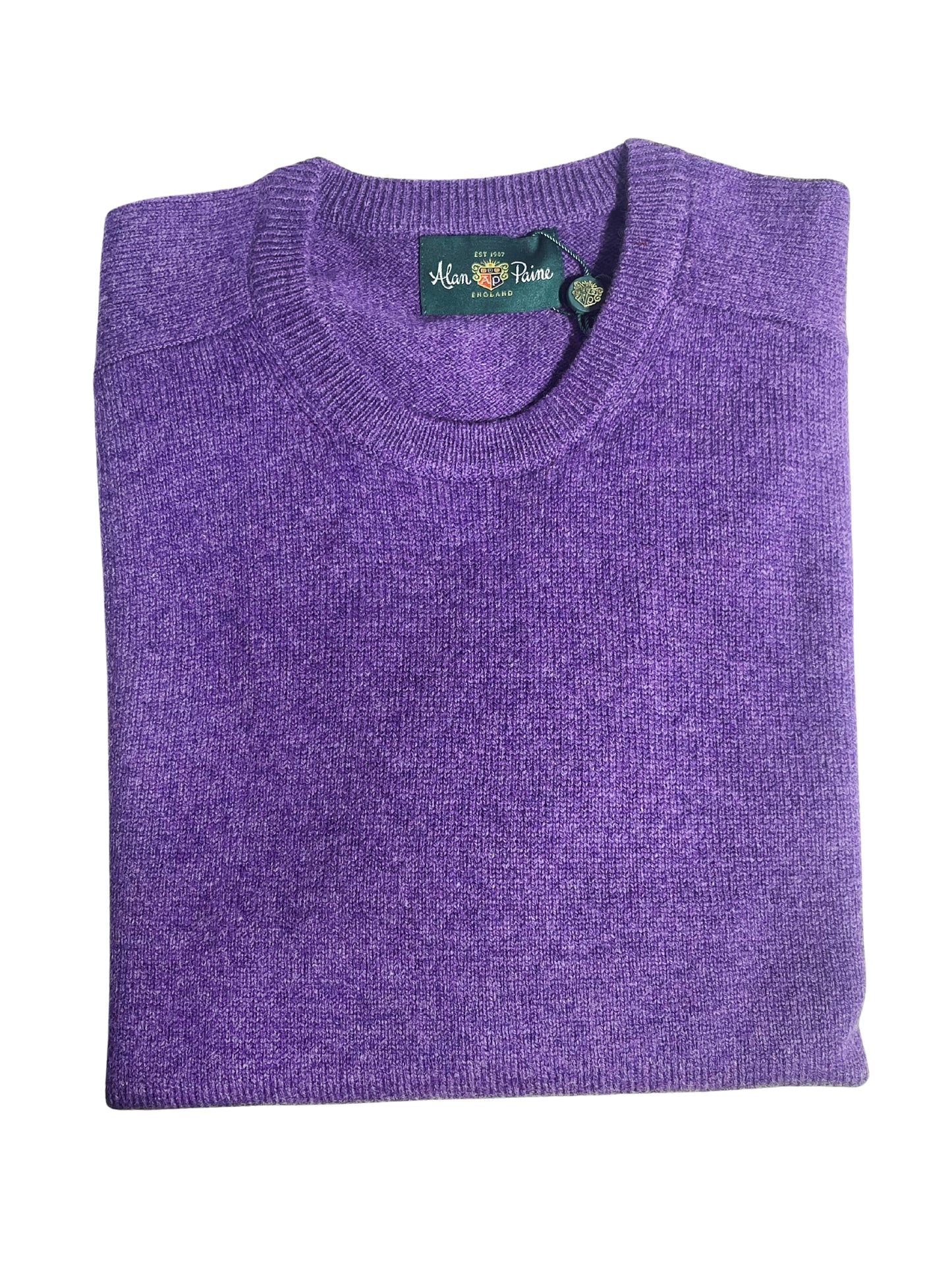 DORSET HELIOTROPE CREW NECK WOOL JUMPER