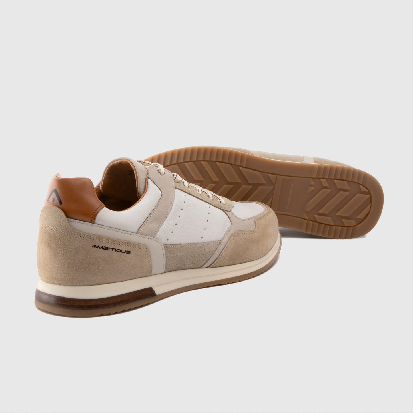 BEIGE COMBI TRAINERS