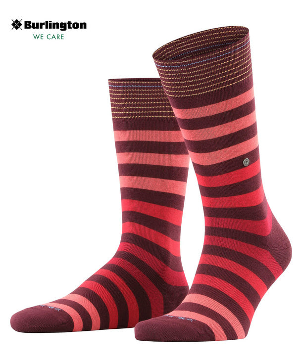 BURLINGTON BLACKPOOL RED STRIPE SOCKS