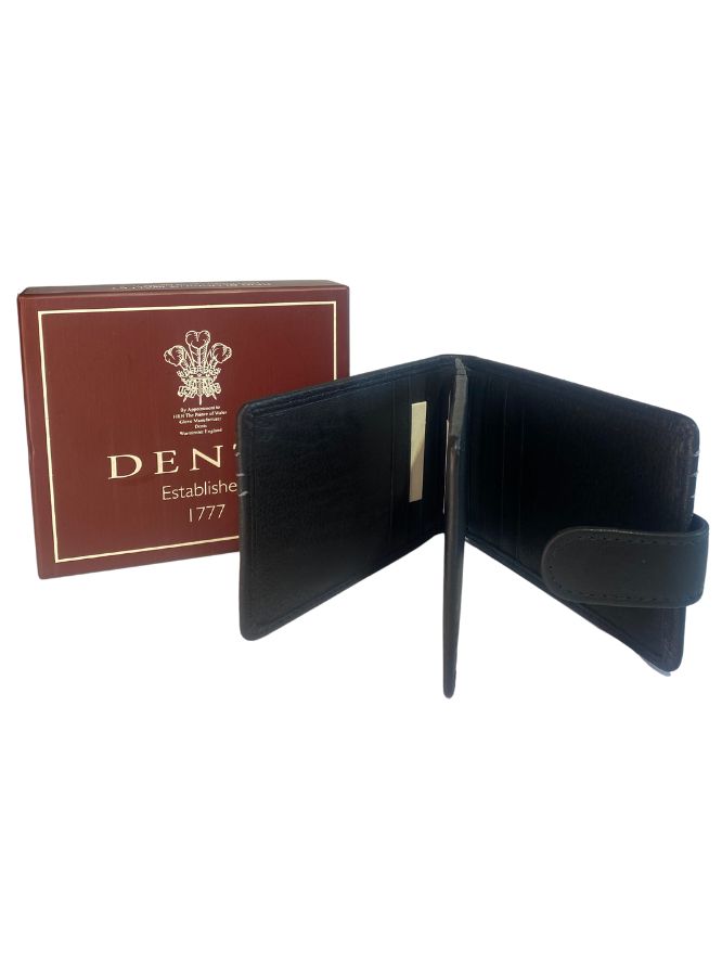 BLACK PEBBLE GRAIN CARD HOLDER