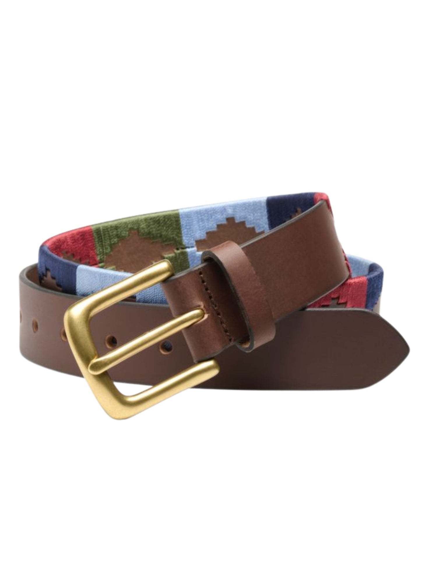 POLO BELT IN BURGUNDY, NAVY, BABY BLUE AND KHAKI