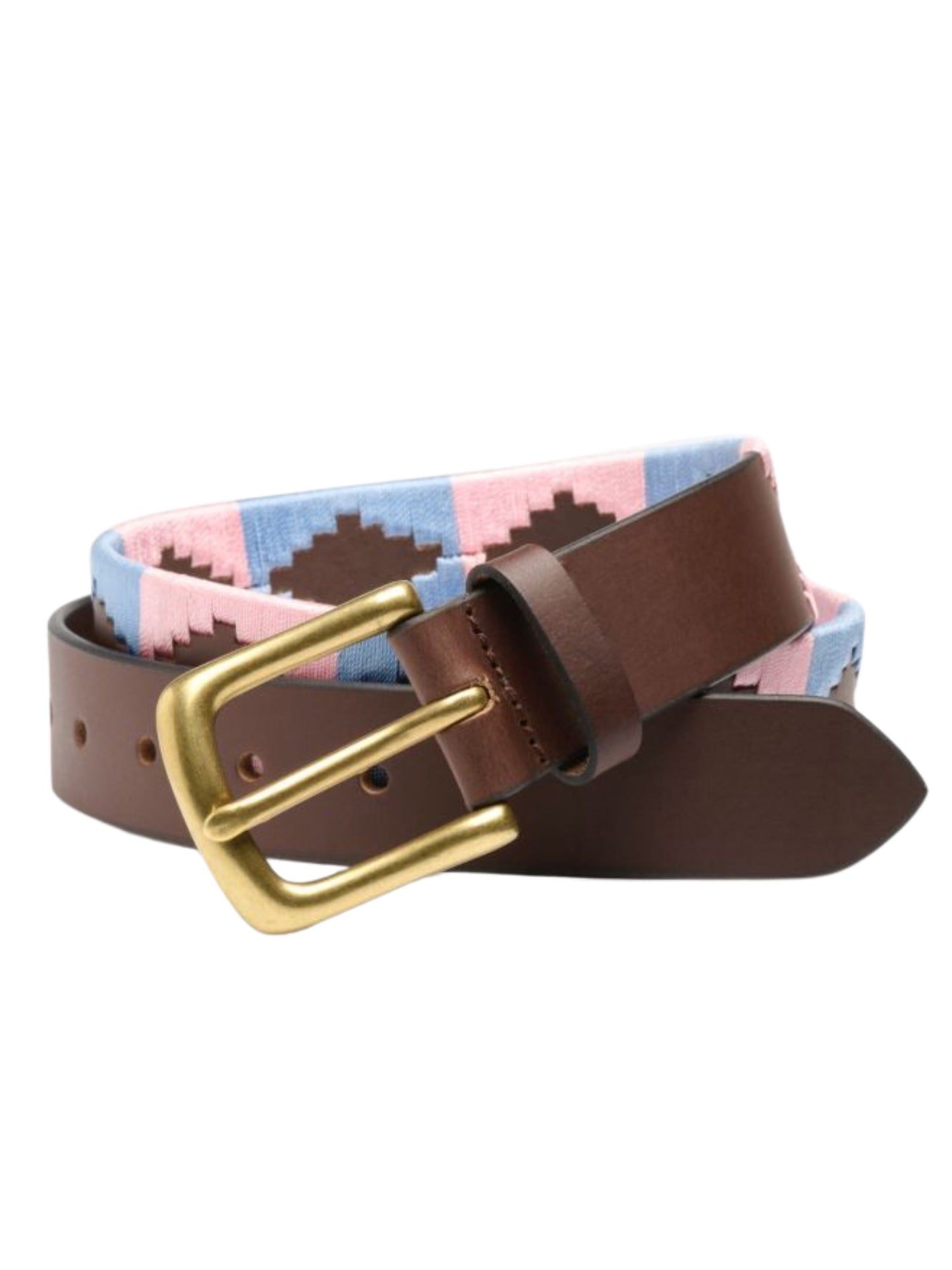 POLO BELT IN BABY BLUE AND PINK