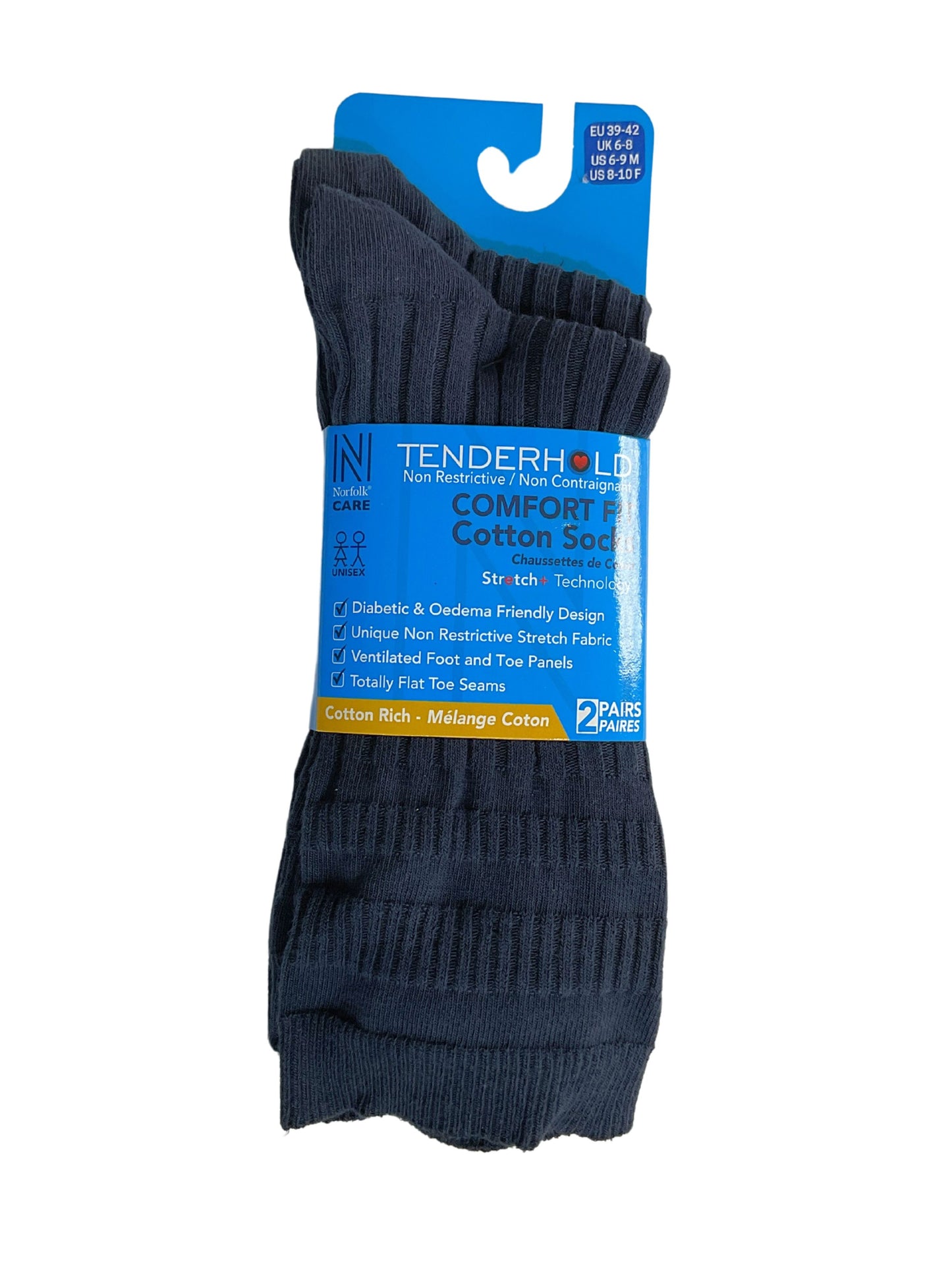 JOSEPH 2PP NAVY SOCKS