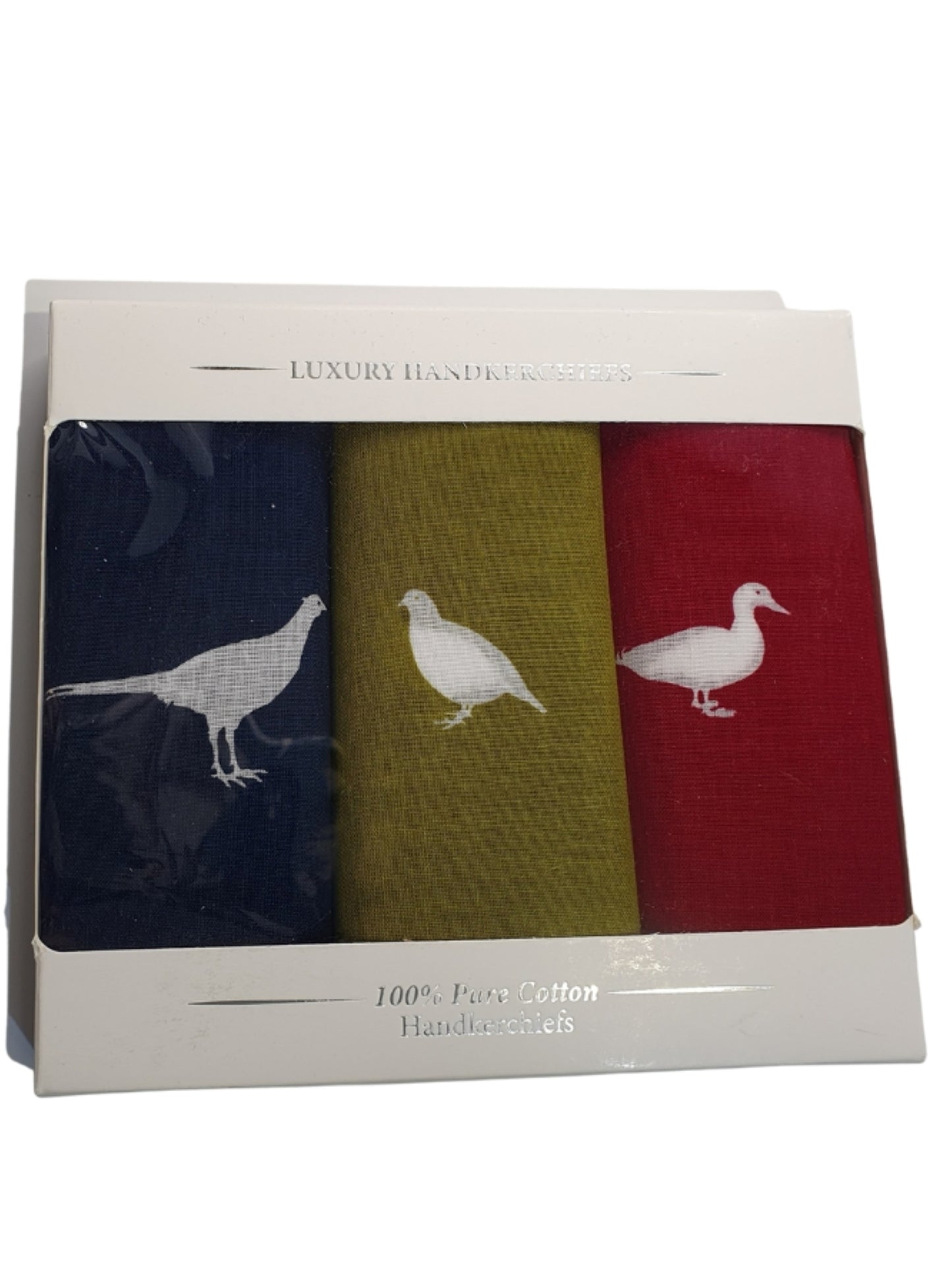 GAME BIRDS LUXURY HANDKERCHIEFS