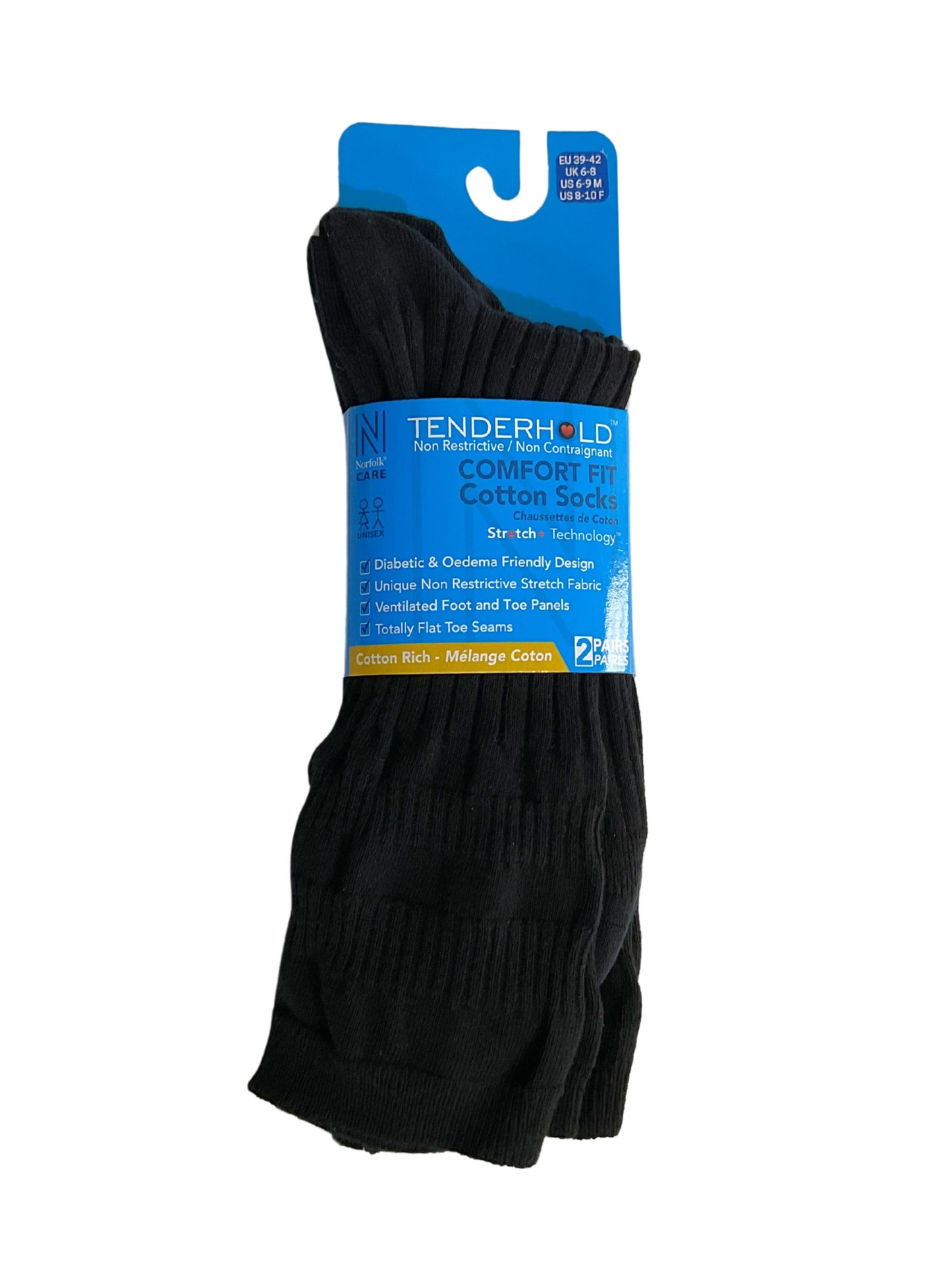 JOSEPH 2PP BLACK SOCKS