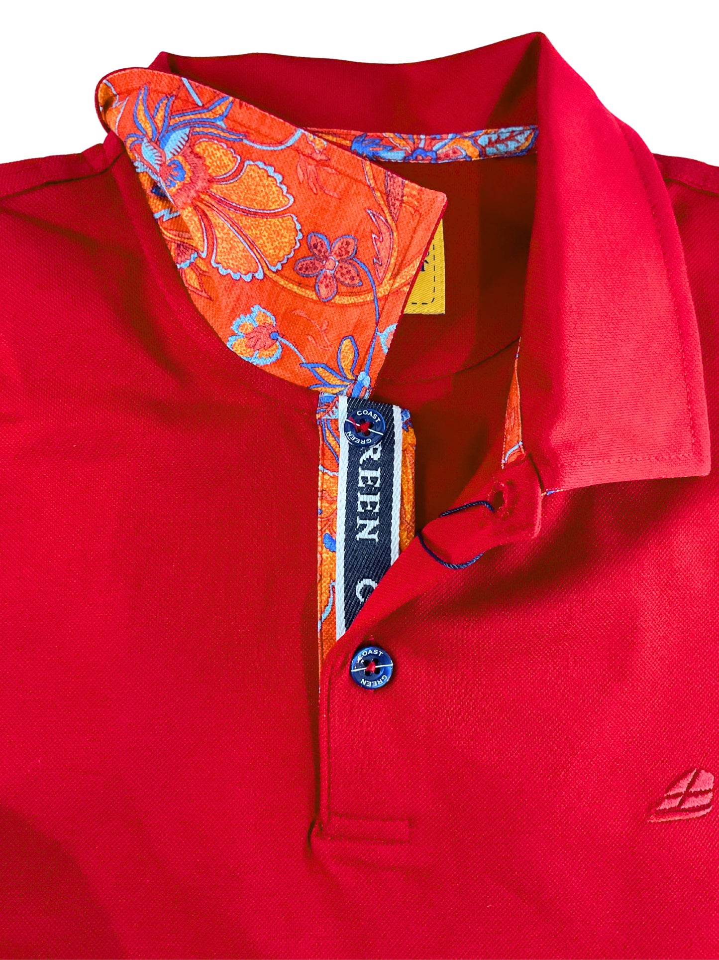 GREEN COAST RED POLO