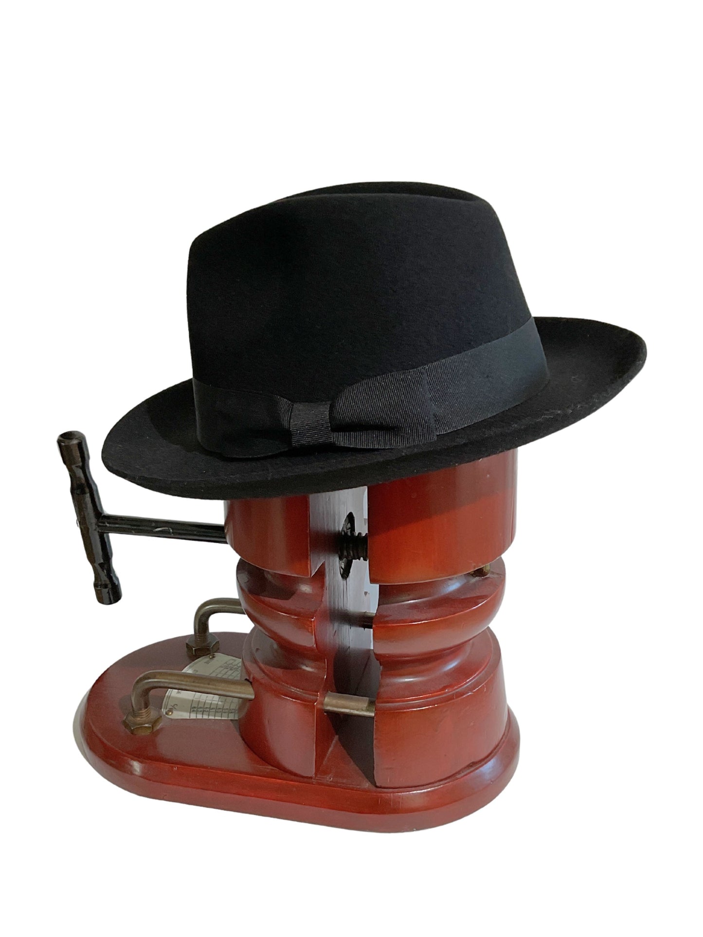 CHESTER BLACK WOOL FELT HAT