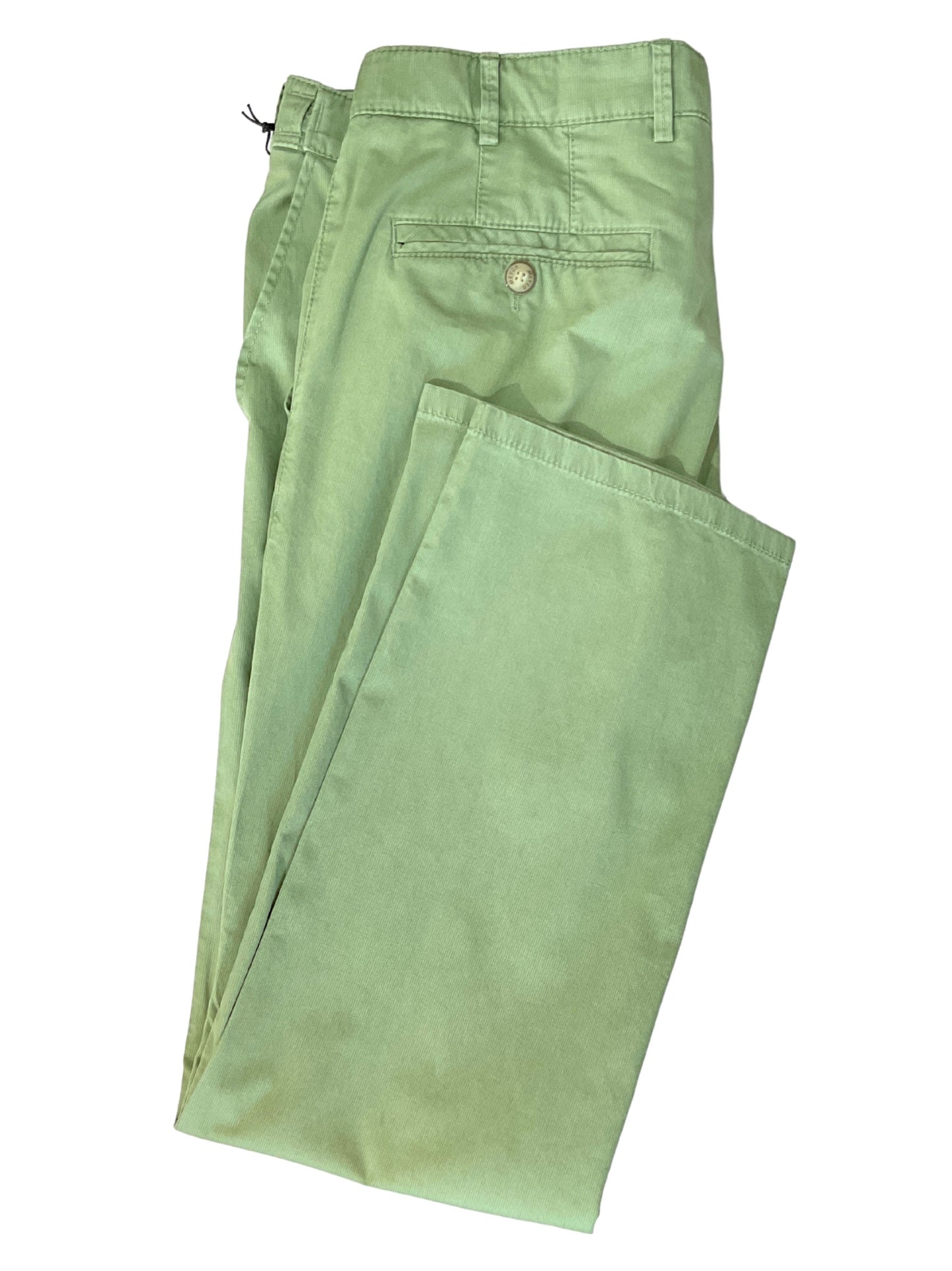 MEYER OSLO MID GREEN TROUSERS