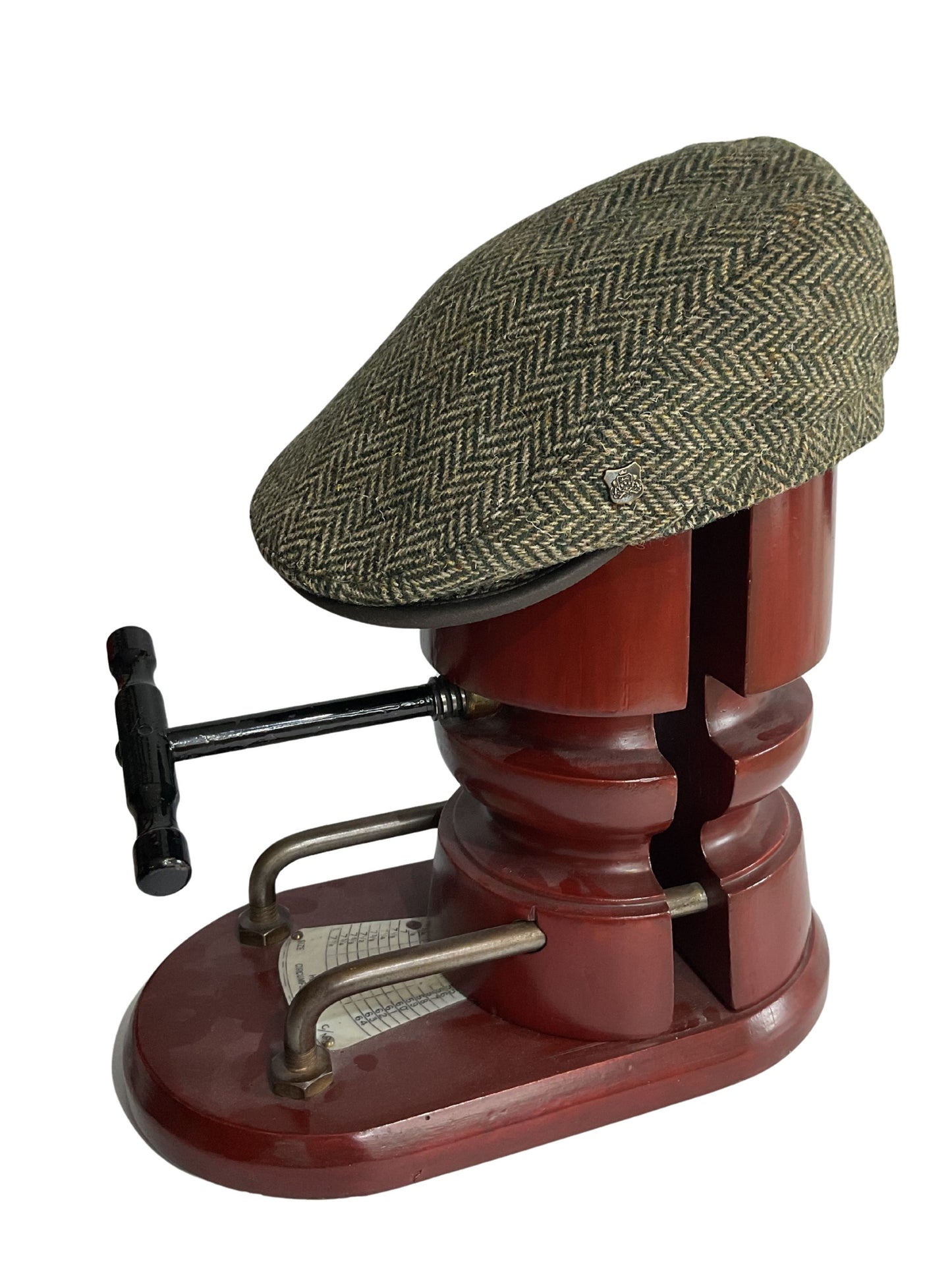 ARTHUR GREEN HERRINGBONE FLAT CAP