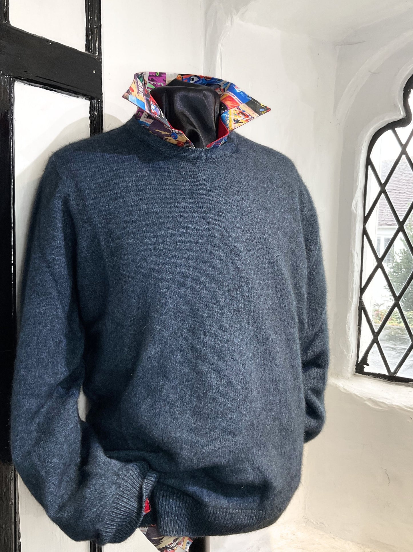 NEPTUNE BLUE CREW NECK JUMPER