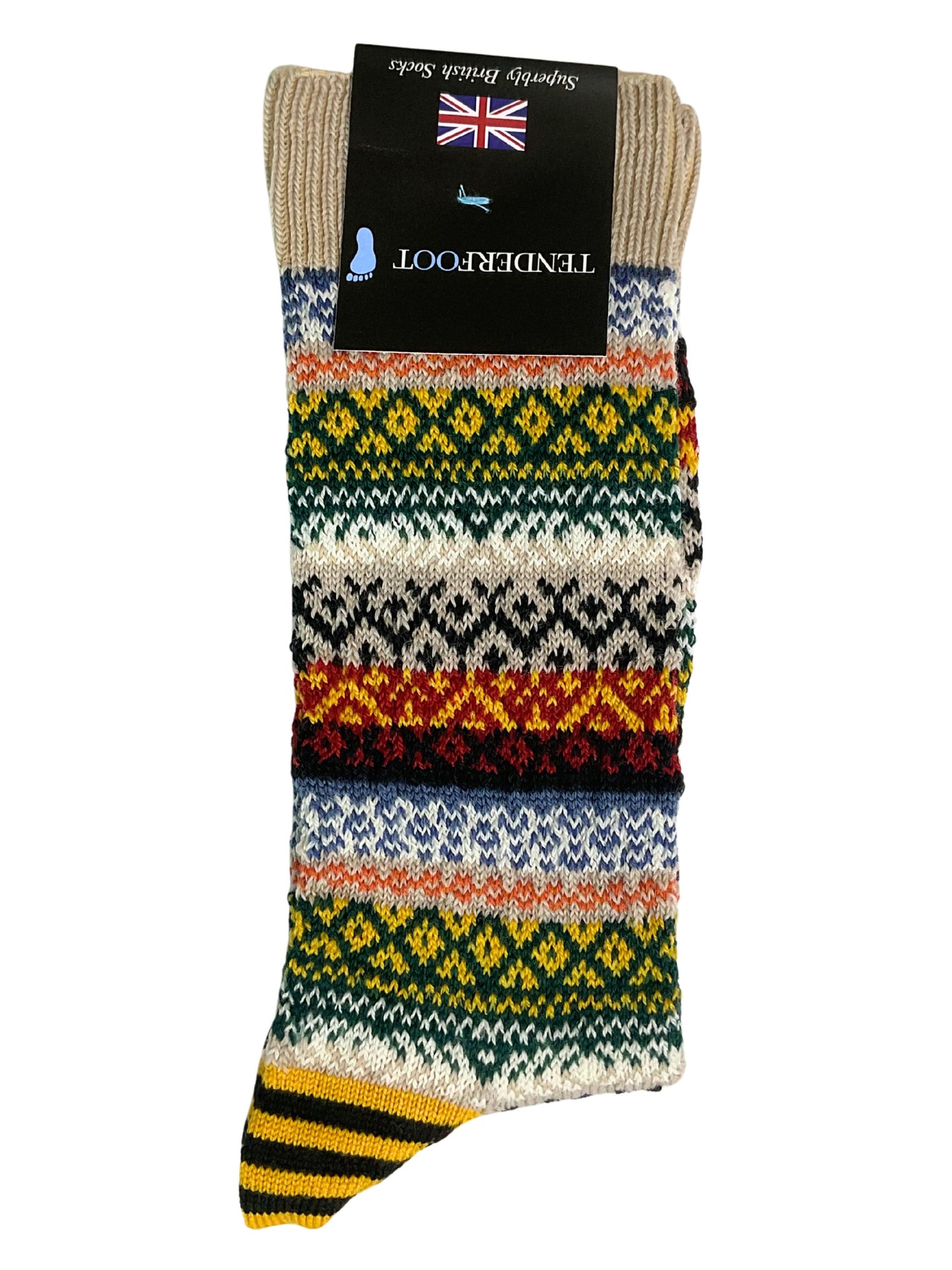 CHARADE PORRIDGE WOOL SOCKS