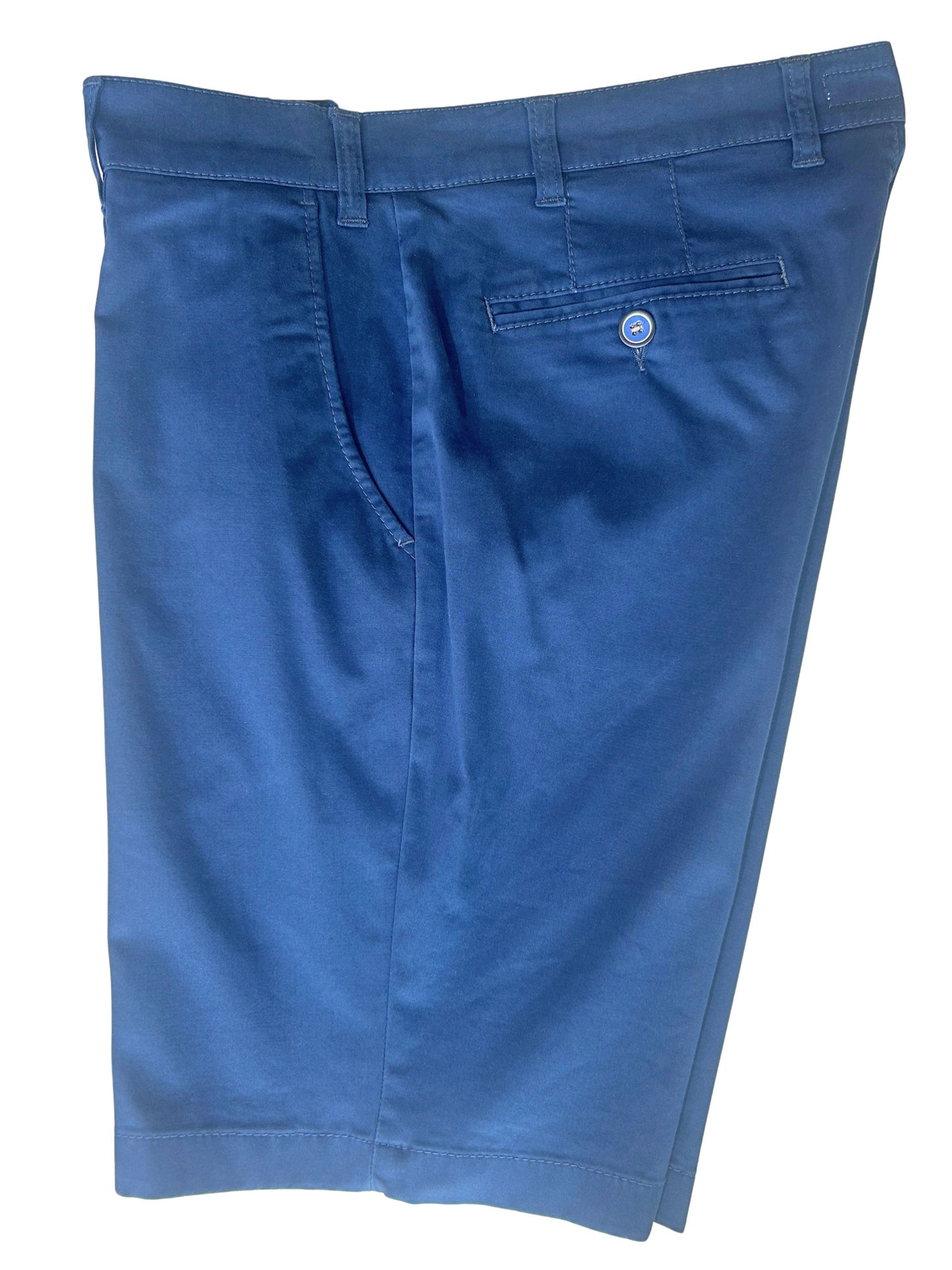 LONDON DARK BLUE COTTON SHORTS