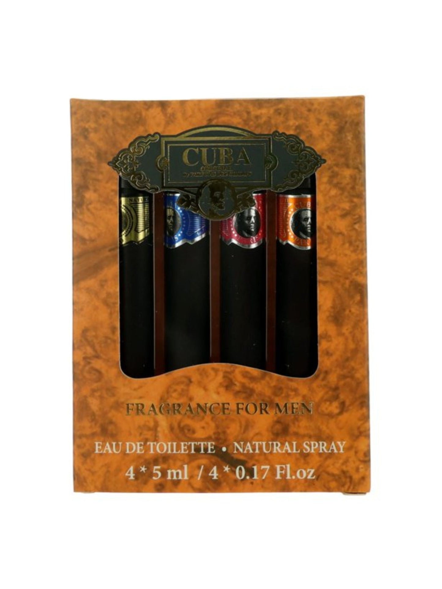 CUBA SET OF FOUR 5ml MINIATURE FRAGRANCES
