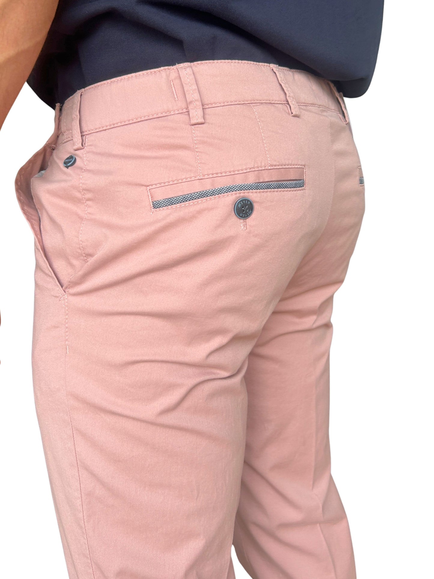 LIGHT PINK OSLO ORGANIC COTTON CHINOS