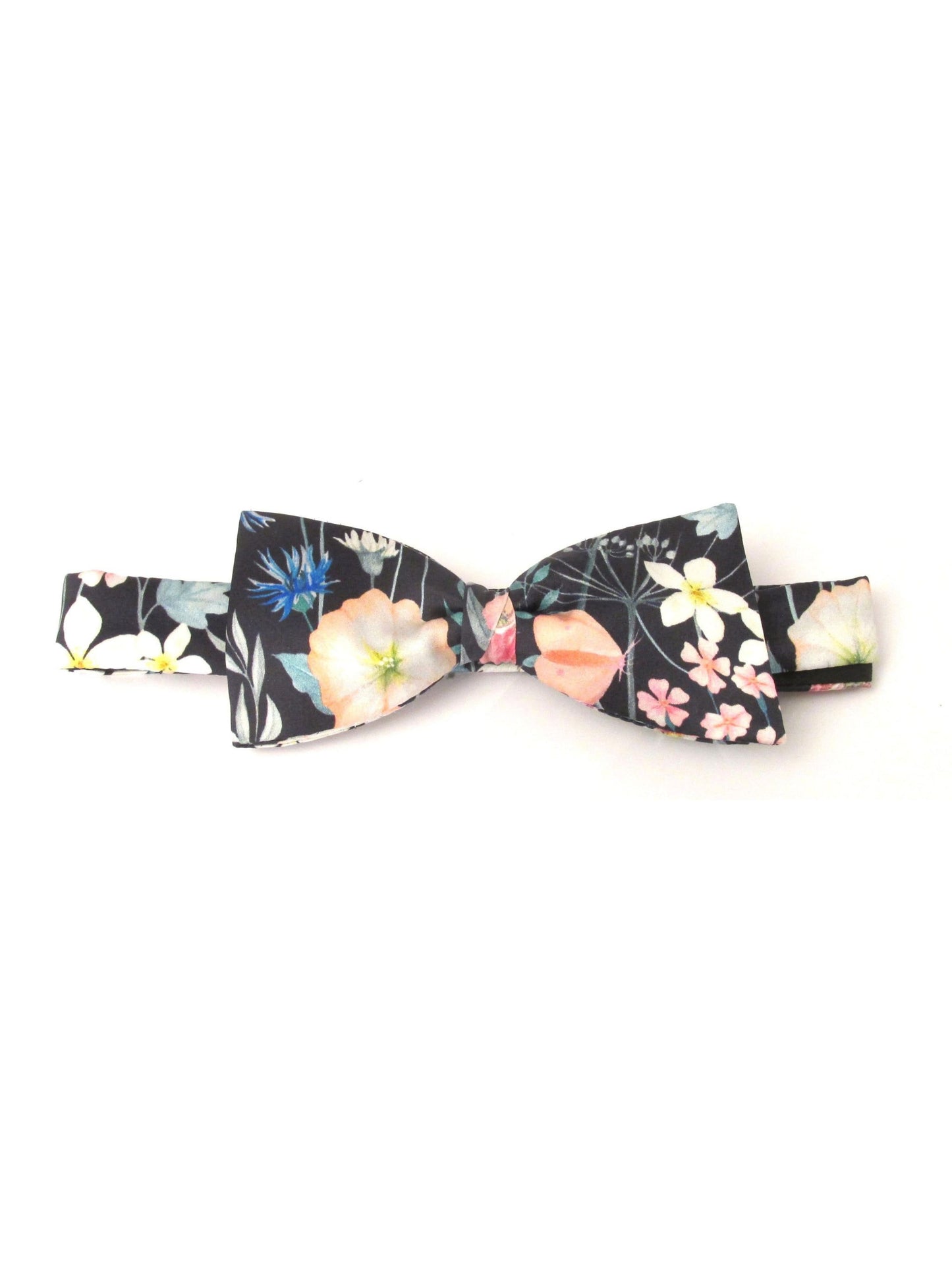 JUDES FLORAL PINK BOW TIE MADE WITH LIBERTY FABRIC ST