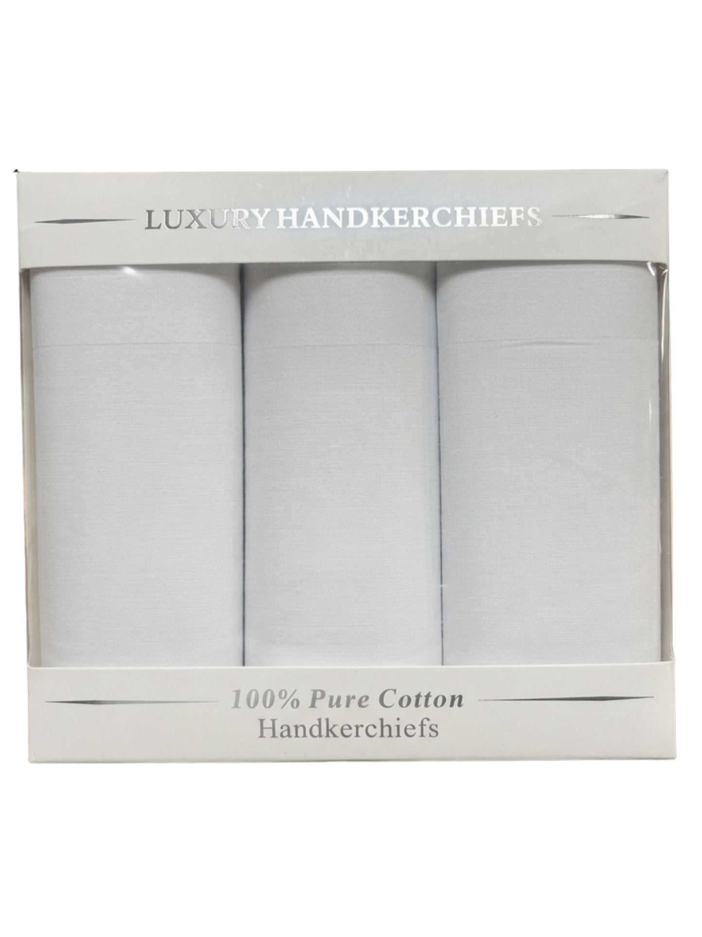 3 PACK WHITE HANKIES (BMB041)