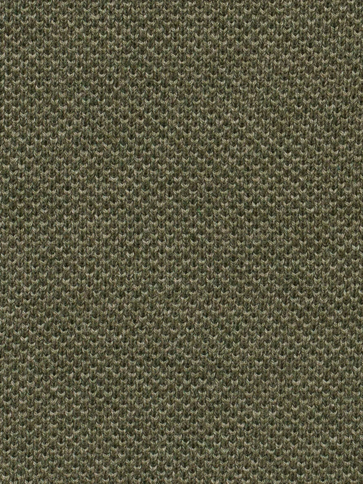GREEN QUARTER ZIP COTTON JUMPER