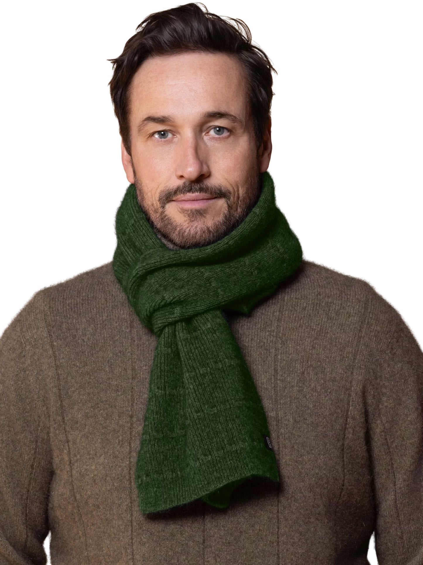 JUNGLE GREEN TRAVERSE SCARF