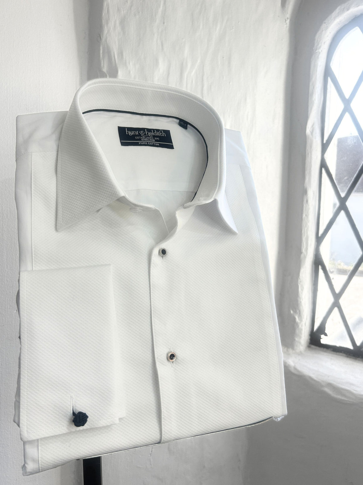 RITZ WHITE DRESS SHIRT WITH REGULAR COLLAR