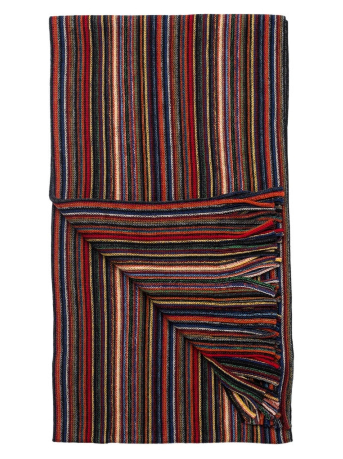 MULTI COLOUR STRIPE WOOL SCARF