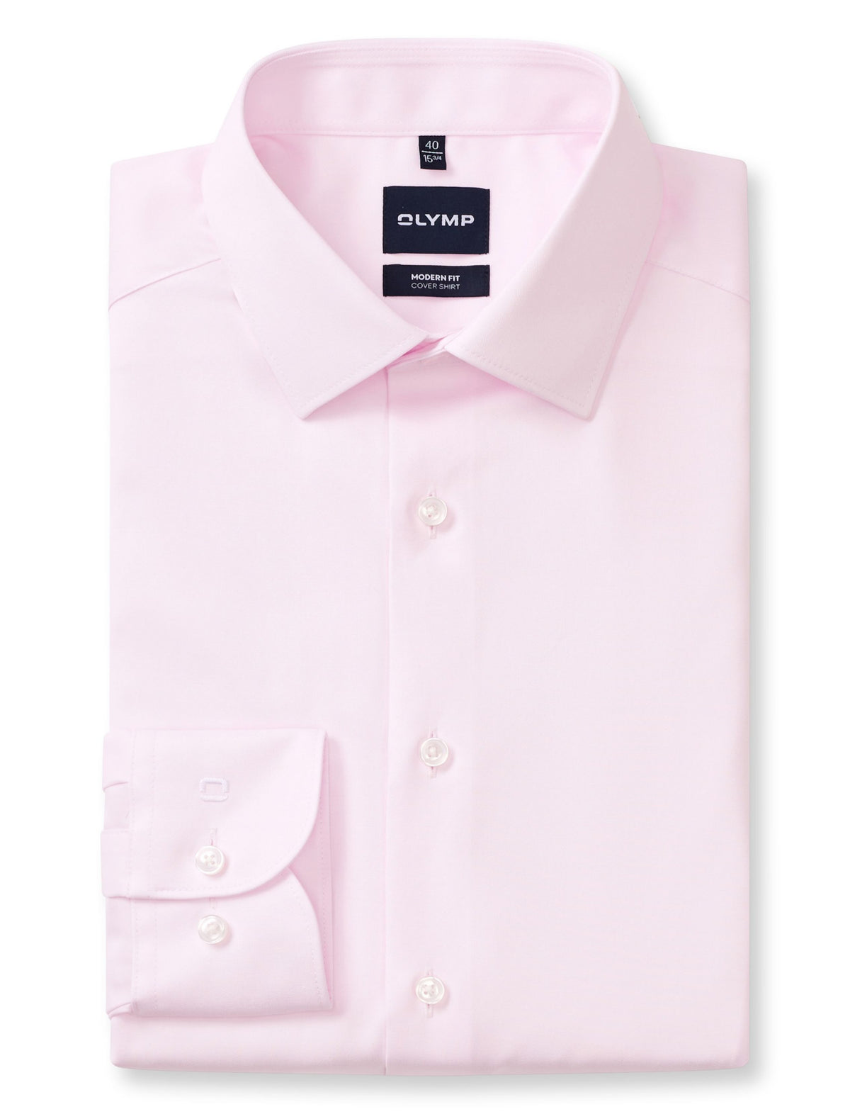 PINK MODERN FIT COVER SHIRT