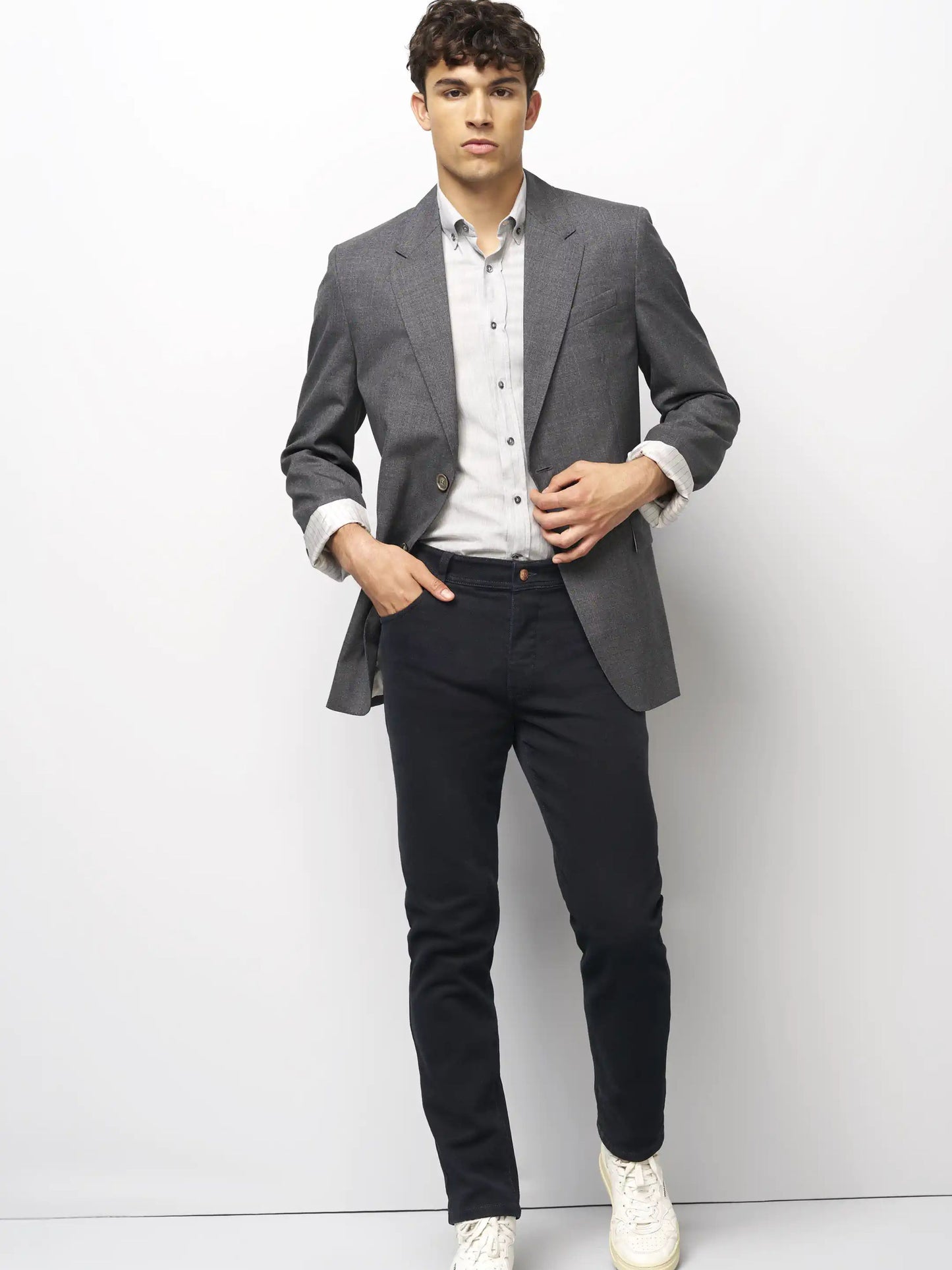 M5 BLACK DENIM TROUSERS