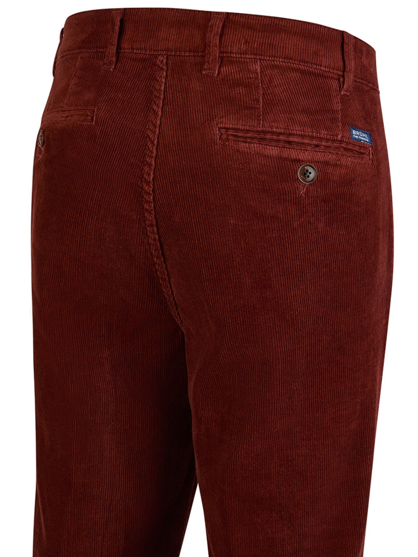 PARMA B RED NEEDLE CORDS