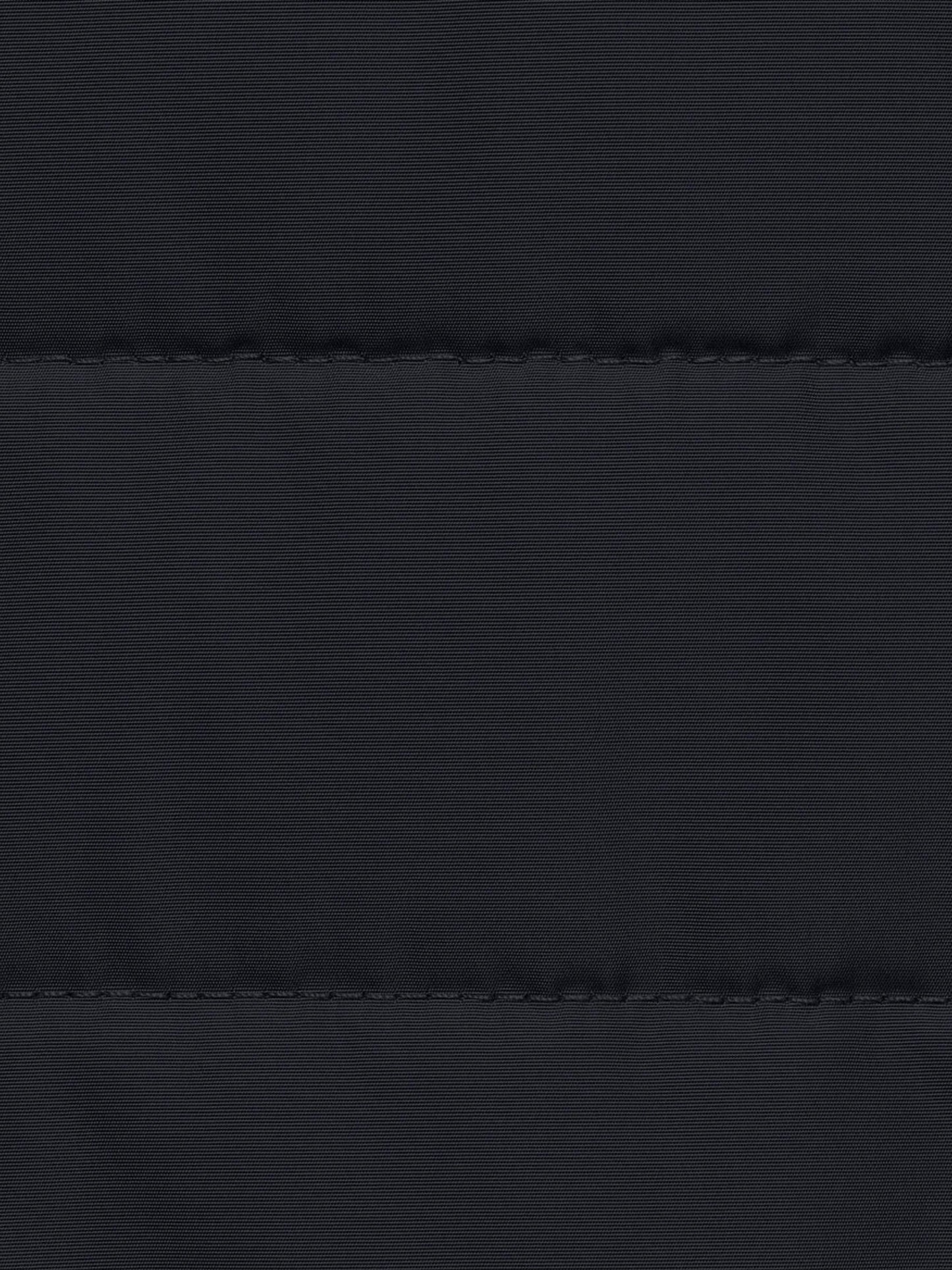 NAVY GILET WITH QUILTED FRONT AND FULL ZIP