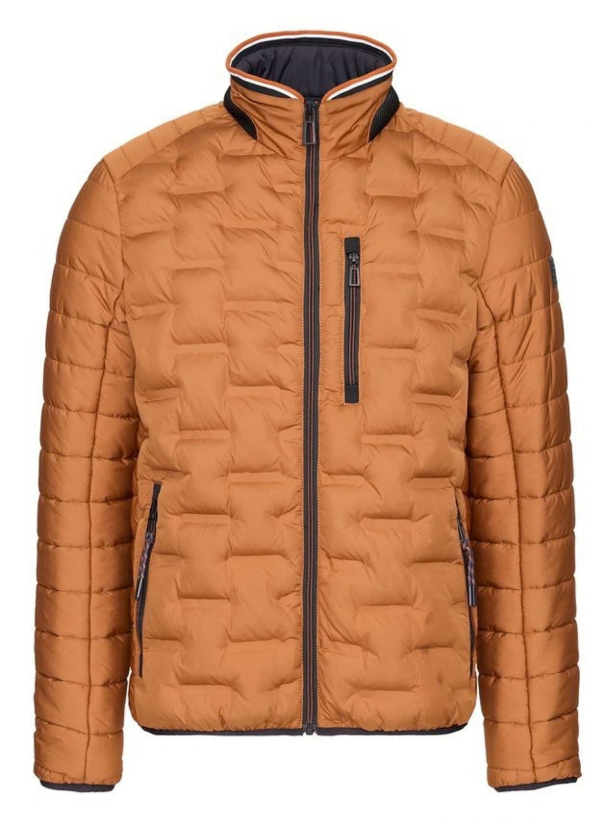 PAD RUSTY BROWN QUILTED JACKET