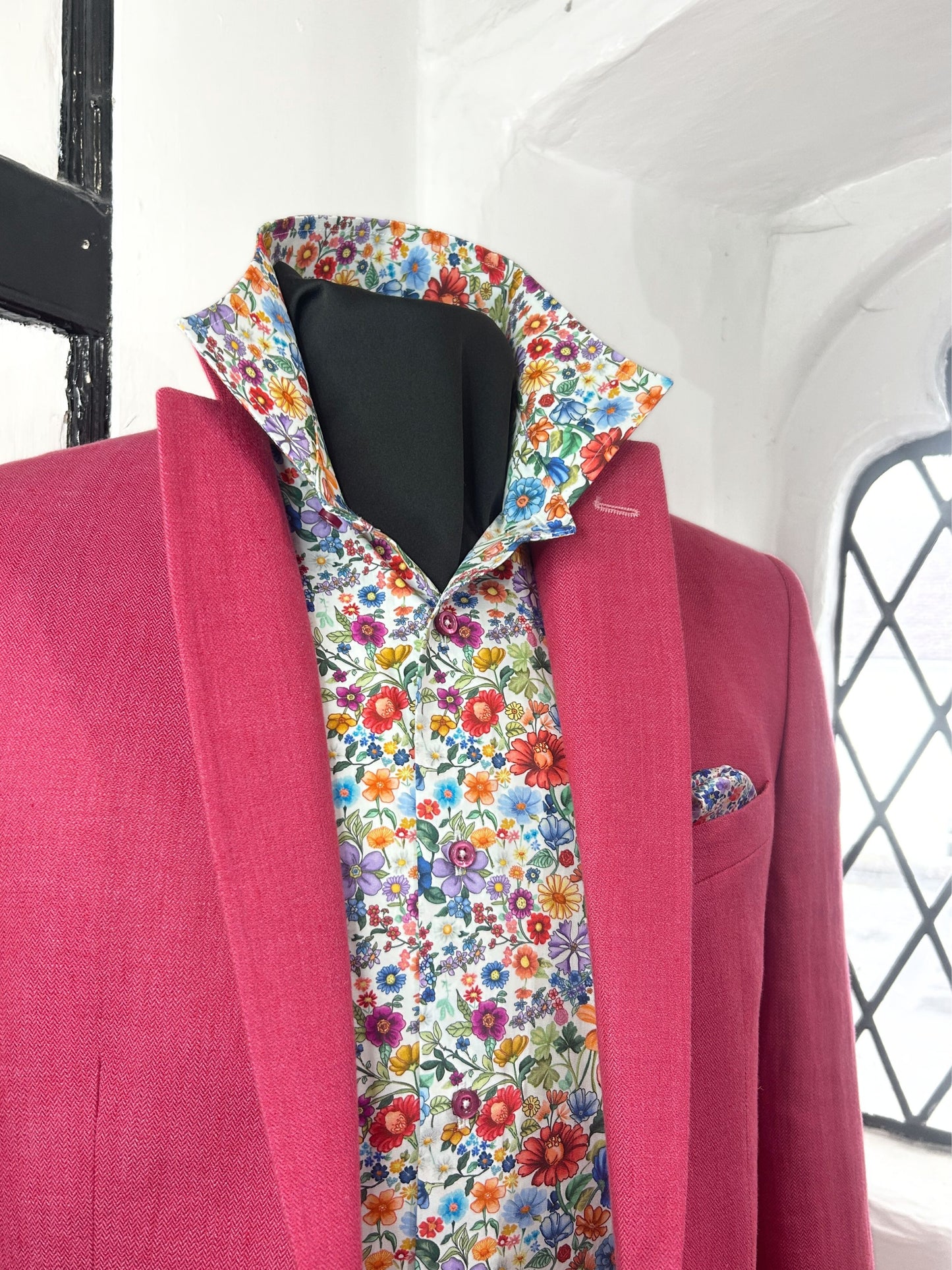 JACK RASPBERRY LINEN JACKET