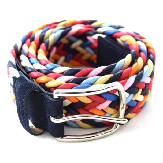 Multicoloured Weaved Belt