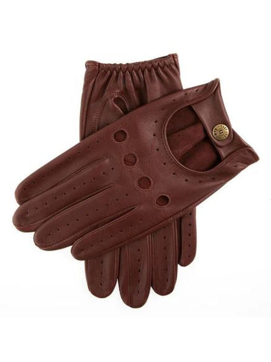 TAN UNLINED DRIVING GLOVES
