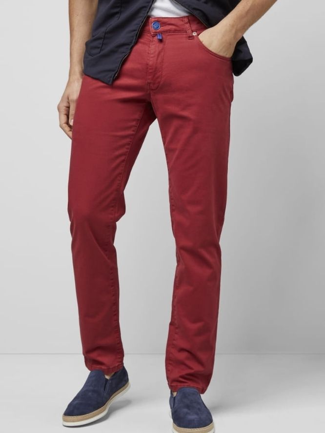 Red 5 Pocket Chinos