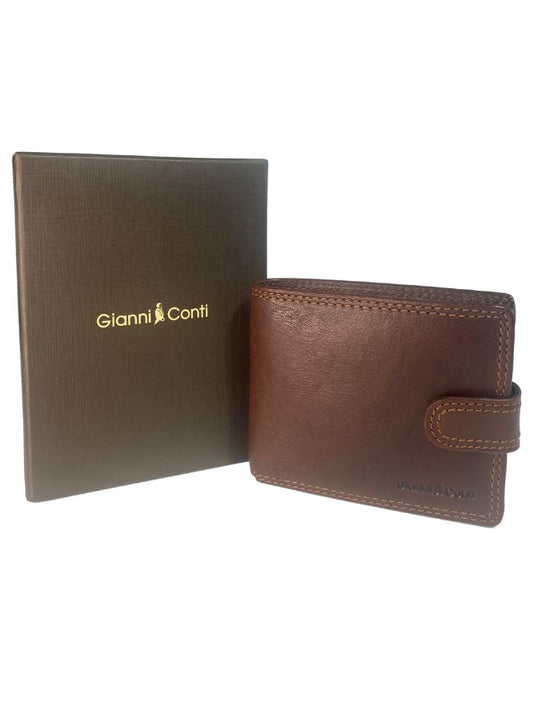 Brown 6 Card Leather Wallet