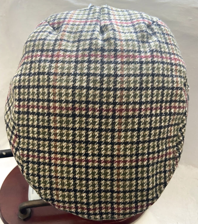 BEIGE CHECK CAP