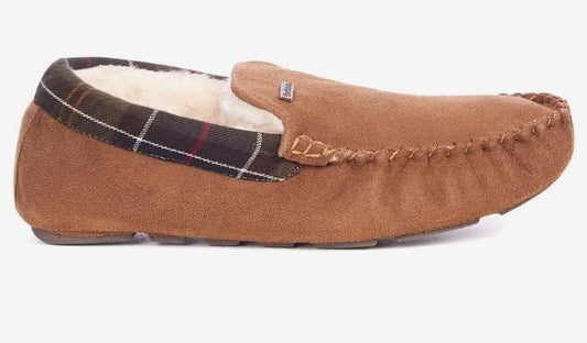 Monty Camel Suede Slippers