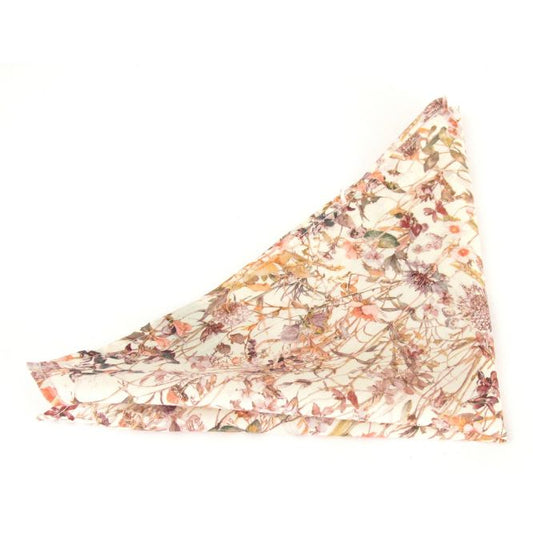 Pink Wildflower Handkerchief
