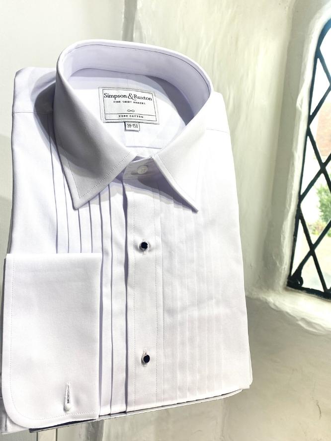 Paris Pleated Dress Shirt