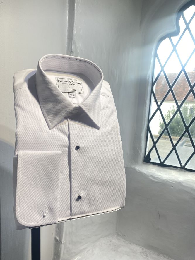 Marcella White Dress Shirt