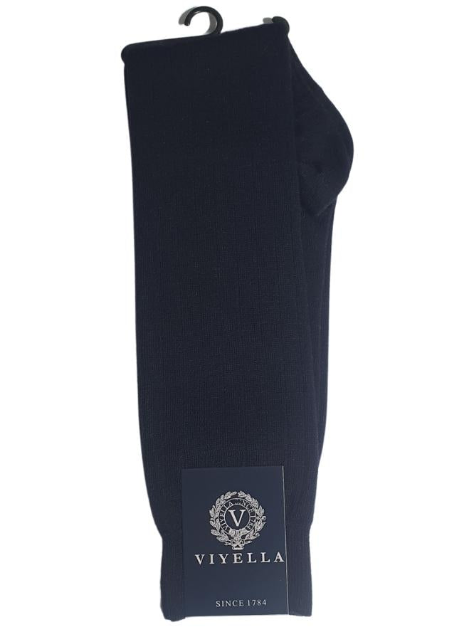 Knee High Navy Wool Socks