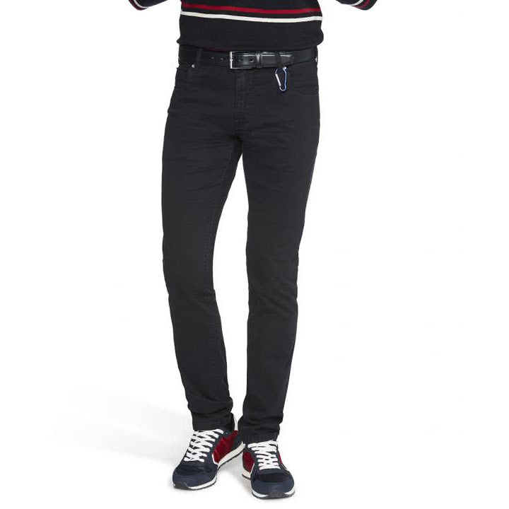 Mens Slim Fit Navy Chinos