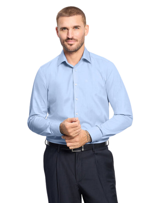 BLUE BODY FIT COVER SHIRT
