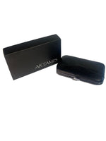 5 PIECE STAINLESS STEEL MANICURE SET IN BLACK CASE