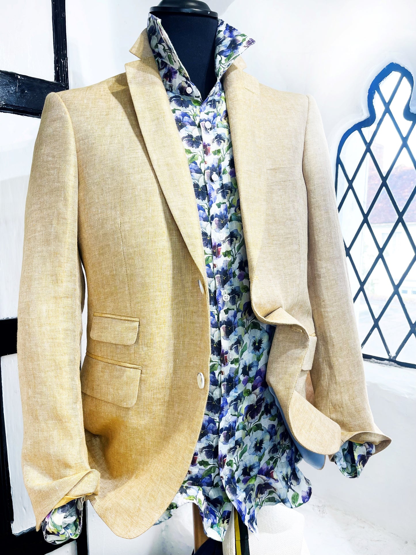 OCHRE LINEN JACKET