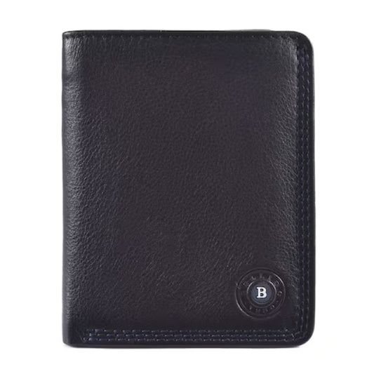 BLACK LEATHER WALLET