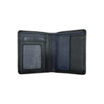 BLACK LEATHER WALLET