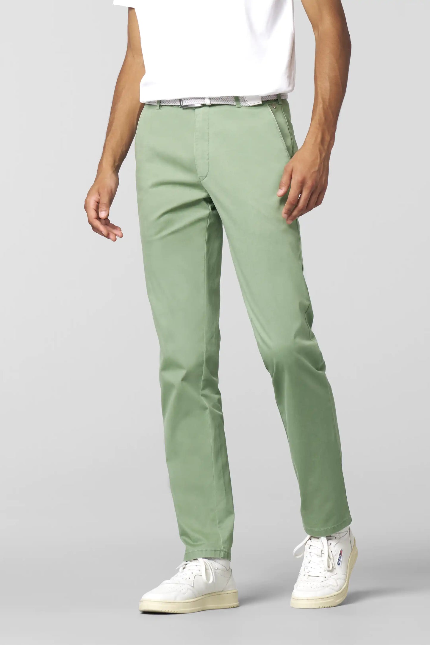 NEW YORK GREEN COTTON CHINOS