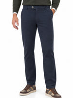ROMA DARK BLUE COTTON CHINOS