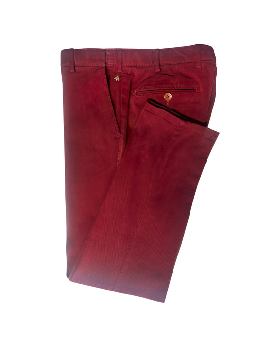 OSLO EXCLUSIVE BURGUNDY CHINOS