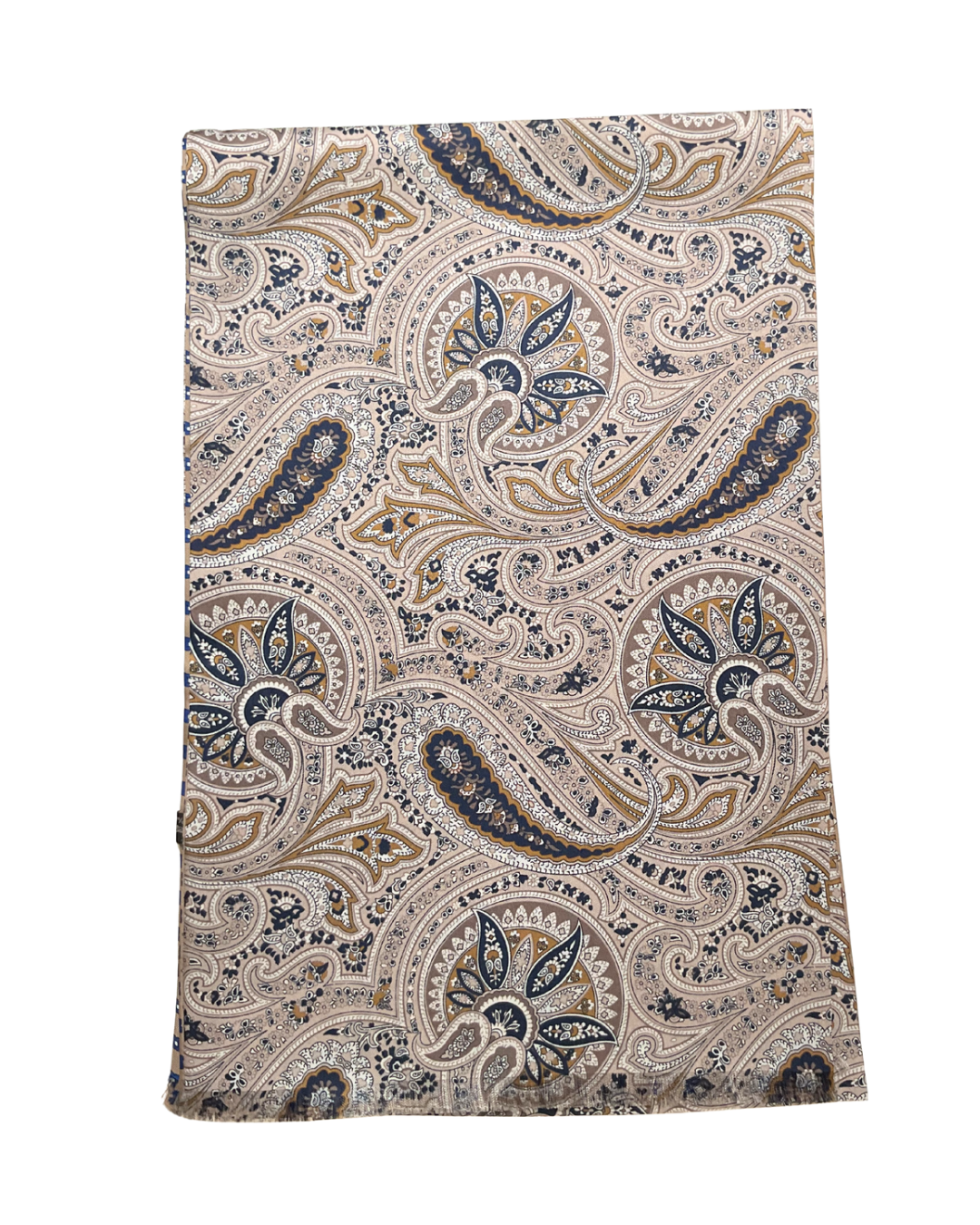 PAISLEY PRINT SILK SCARF